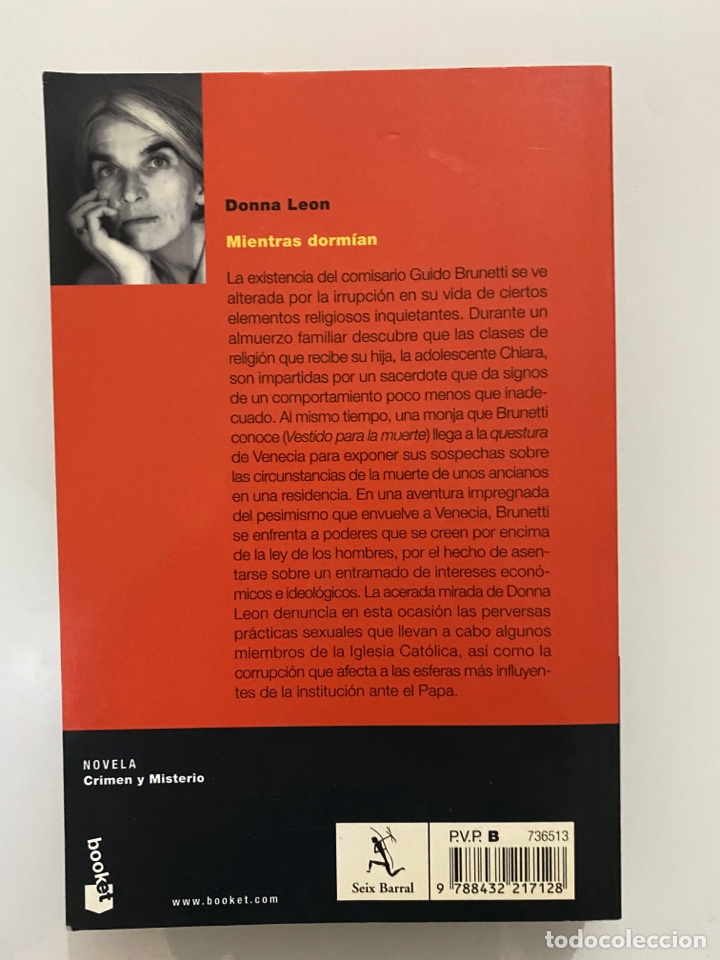 Libros de segunda mano: Mientras dorm&iacute;an - LEON, Donna - Foto 2