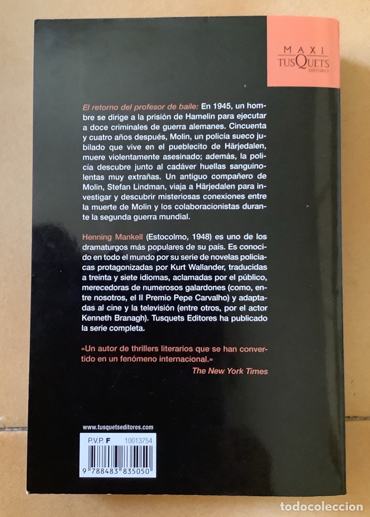 Libros de segunda mano: Thriller de Henning Mankell - Foto 2