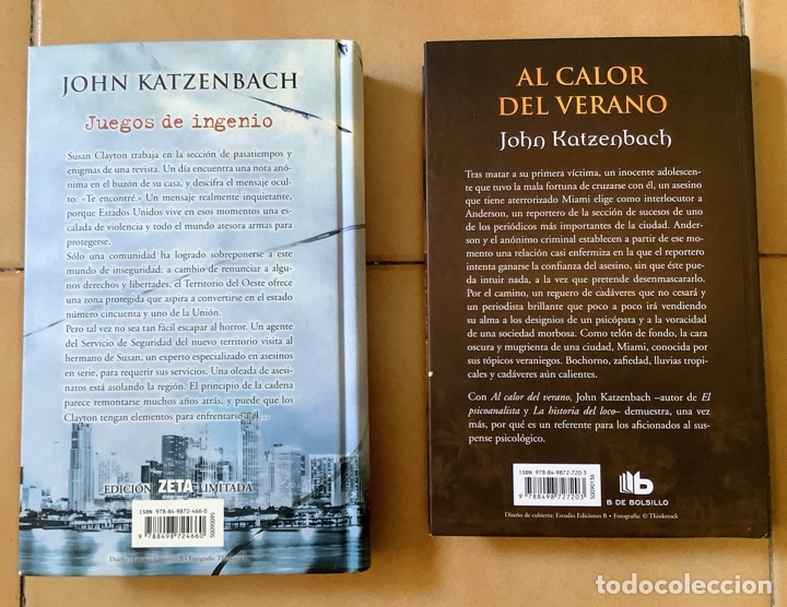 Libros de segunda mano: Dos thrillers de John Katzenbach - Foto 2