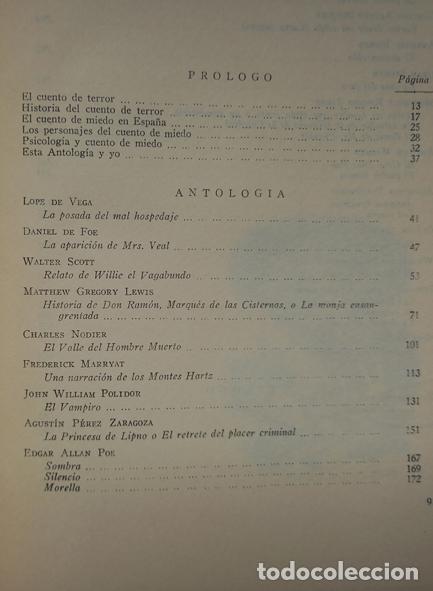 Libros de segunda mano: VV. AA: Cuentos de terror. - Foto 4