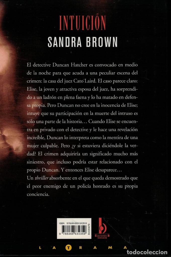 Libros de segunda mano: Sandra Brown, Intuici&oacute;n - Foto 2
