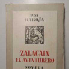 Libros de segunda mano: ZALACAIN EL AVENTURERO. 1937. PÍO BAROJA. ESPASA CALPE. ILUSTRACIONES RICARDO BAROJA