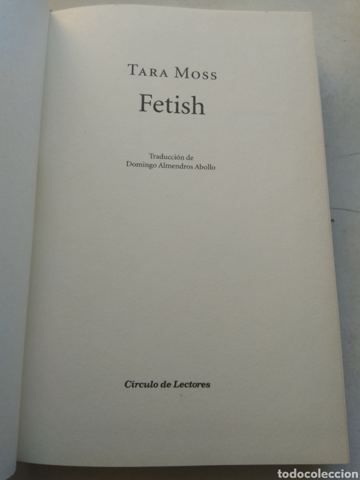 Libros de segunda mano: FETISH/TARA MOSS - Foto 2