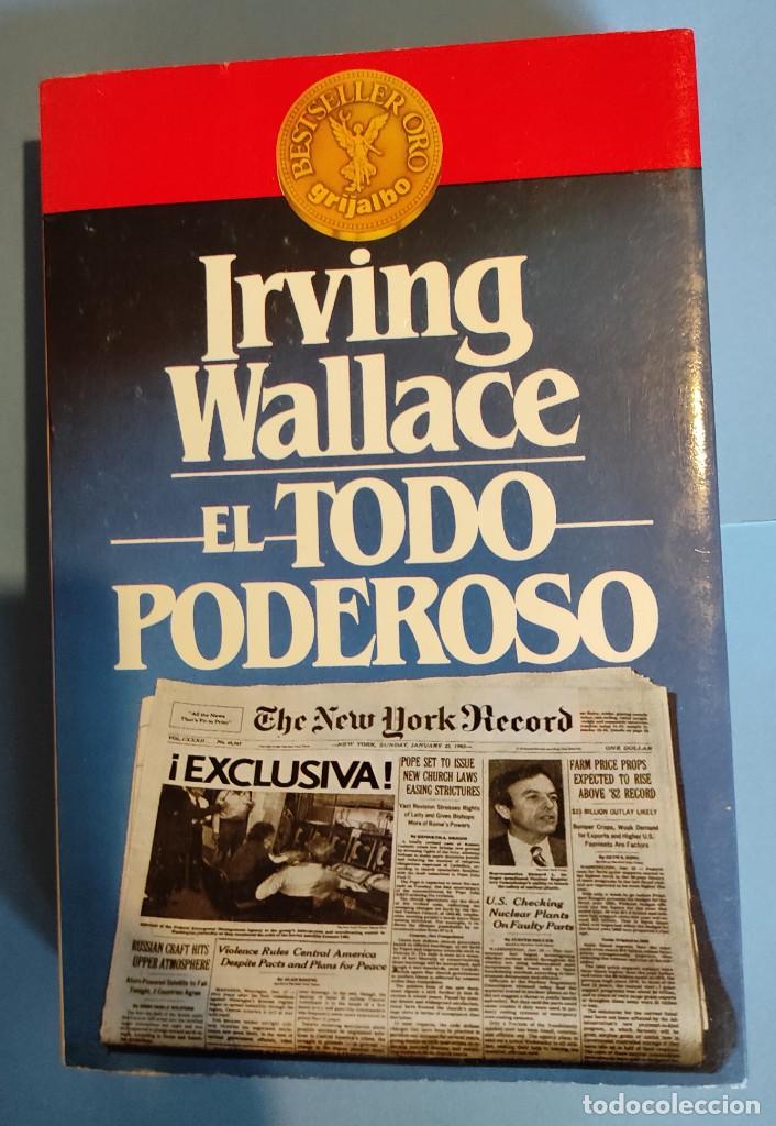 Libros de segunda mano: EL TODO PODEROSO / Irving Wallace - Foto 1