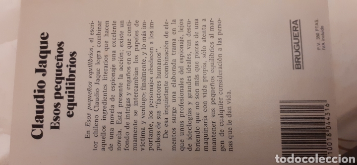 Libros de segunda mano: Esos peque&ntilde;os equilibrios - Foto 3