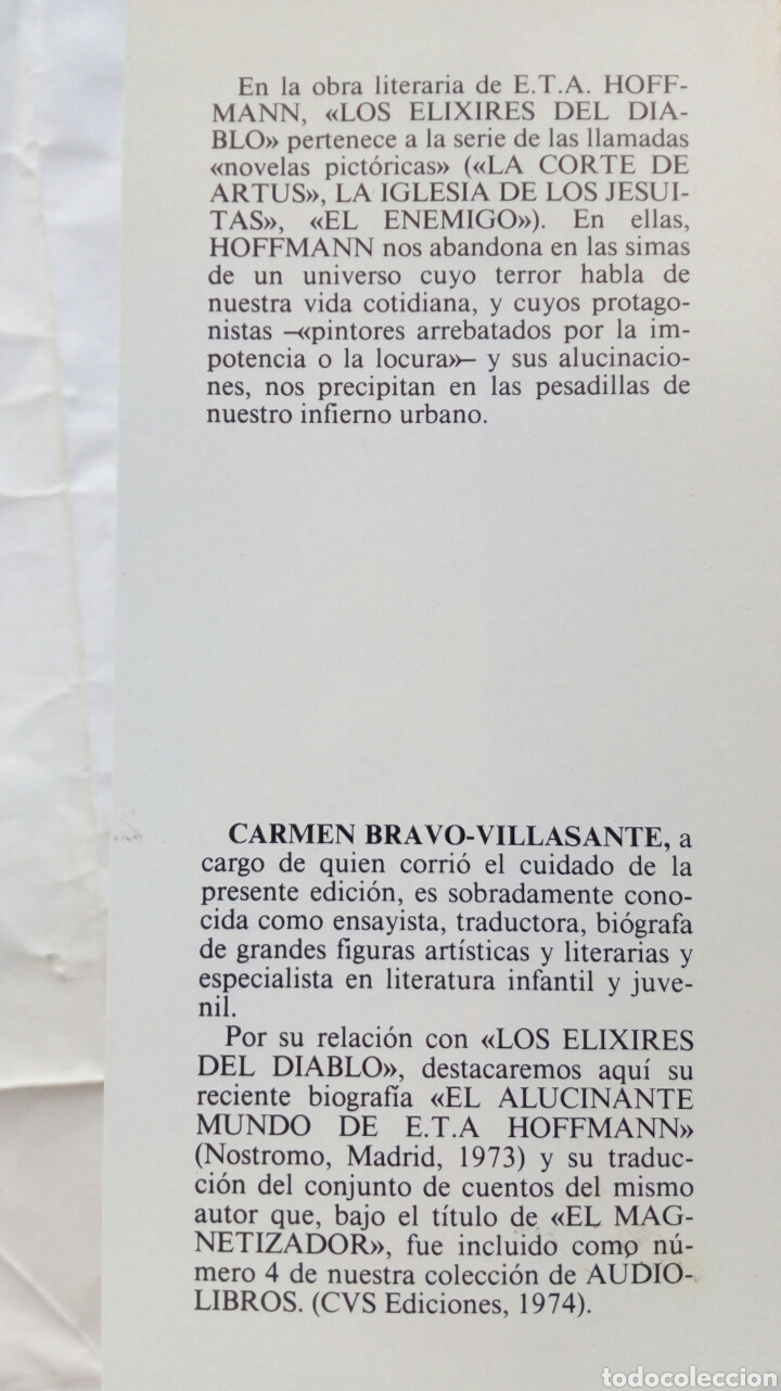 Libros de segunda mano: Los elixires del diablo. E.T.A. Hoffman. - Foto 4