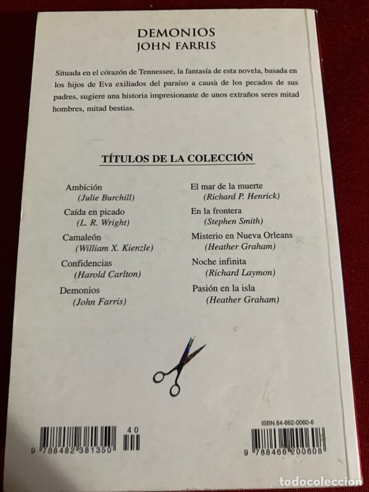 Libros de segunda mano: Demonios. John Farris. Editorial Lipsa. - Foto 2