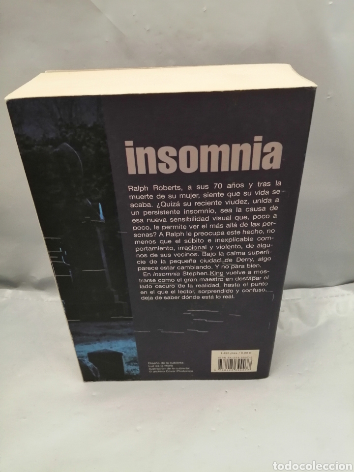 Libros de segunda mano: INSOMNIA (PRIMERA EDICI&Oacute;N) - Foto 2