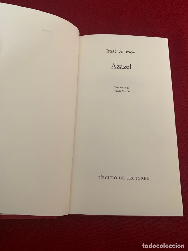 Libros de segunda mano: Azazel. Isaac Asimov. - Foto 4