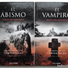 Libros de segunda mano: LA CRONICA DE LOS INMORTALES. EL ABISMO / EL VAMPIRO - WOLFGANG HOHLBEIN. Lote 310934243