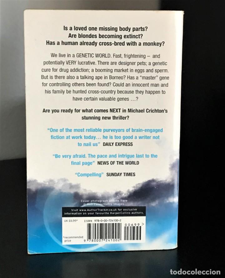 Libros de segunda mano: Next de Michael Crichton - Foto 2