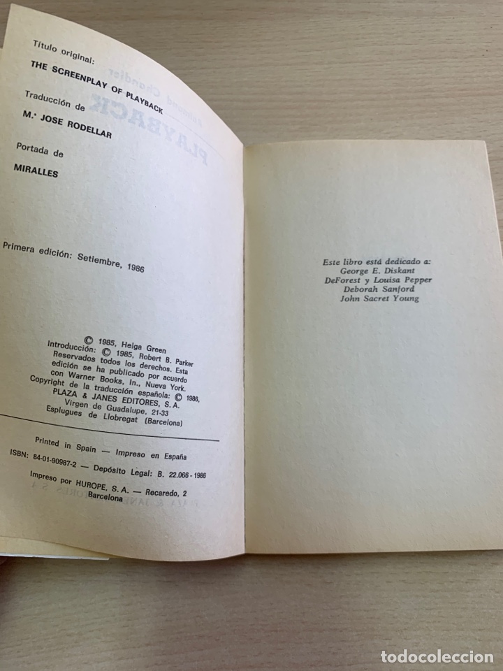 Libros de segunda mano: Playback. Raymond Chandler. - Foto 5