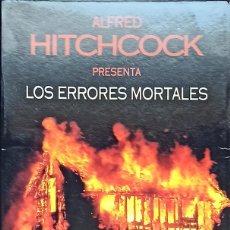 Libros de segunda mano: LOS ERRORES MORTALES, ALFRED HITCHCOCK - 1991 - LIBRO OBSEQUIO DE NH HOTELES. SE REALIZAN ENVÍOS. Lote 314020293