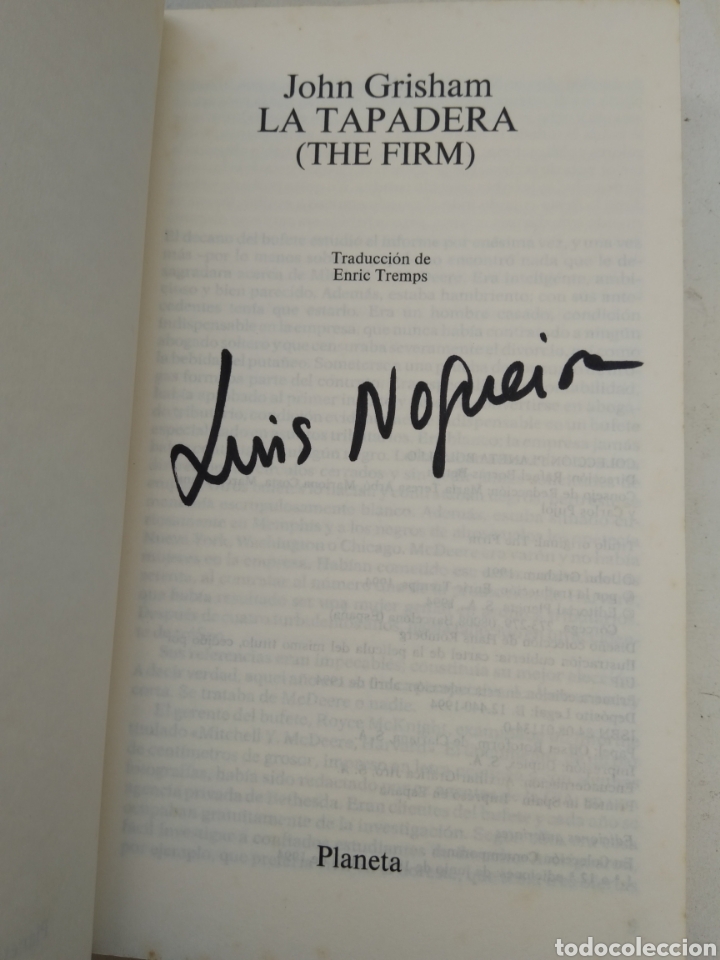 Libros de segunda mano: LA TAPADERA/JOHN GRISHAM - Foto 2