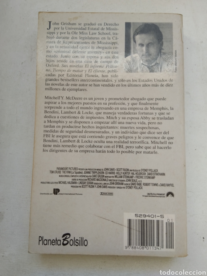 Libros de segunda mano: LA TAPADERA/JOHN GRISHAM - Foto 4