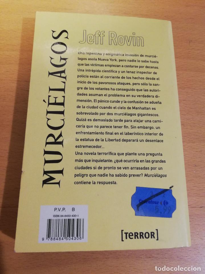 Libros de segunda mano: MURCI&Eacute;LAGOS (JEFF ROVIN) - Foto 3