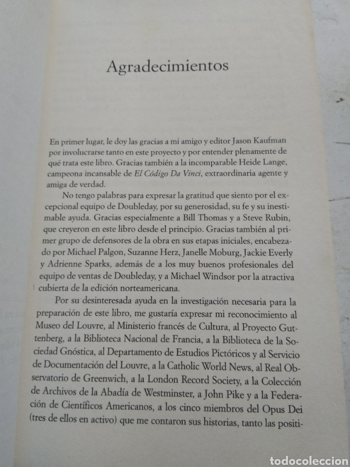 Libros de segunda mano: EL C&Oacute;DIGO DA VINCI/DAN BROWN - Foto 3