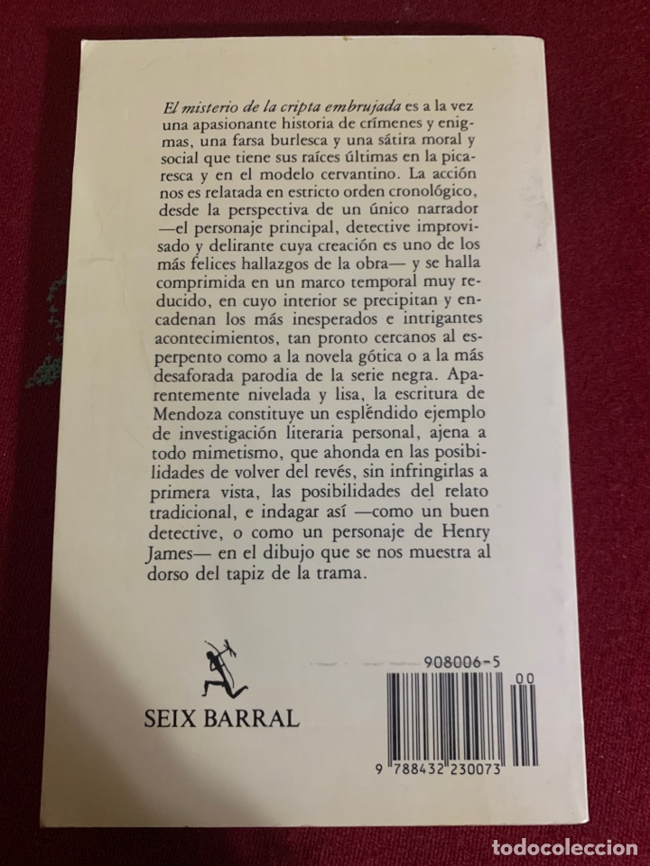 Libros de segunda mano: El misterio de la cripta embrujada. Eduardo Mendoza. - Foto 2