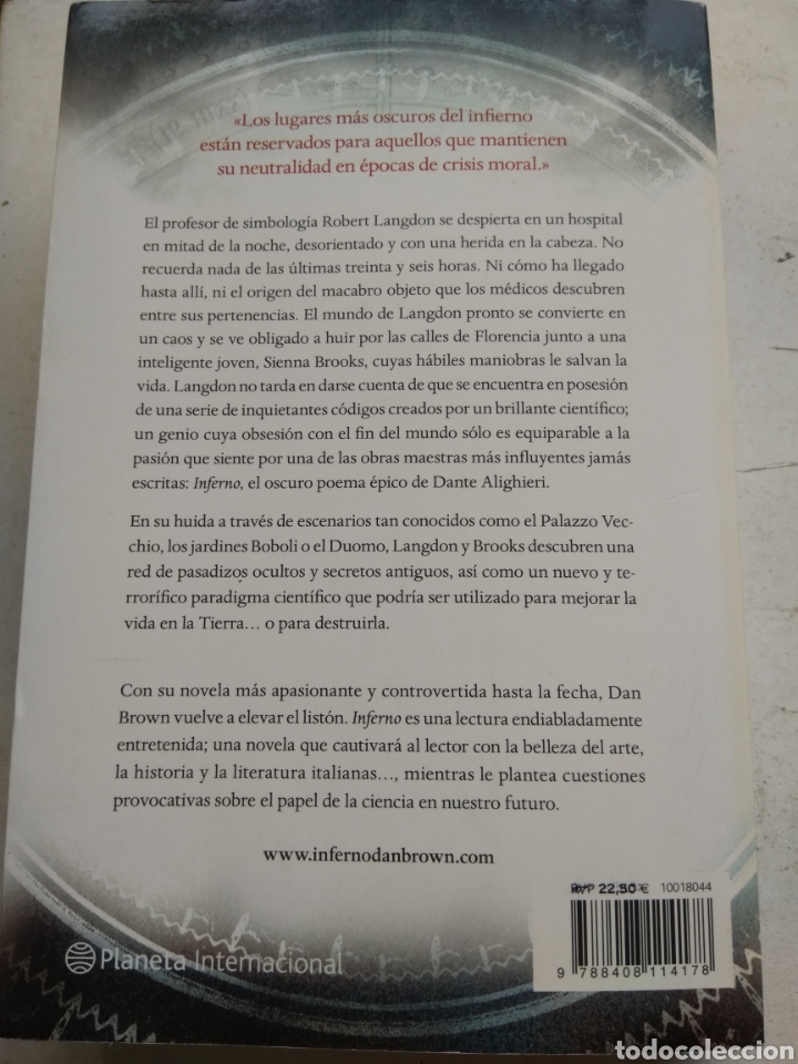 Libros de segunda mano: INFERNO/DAN BROWN - Foto 4