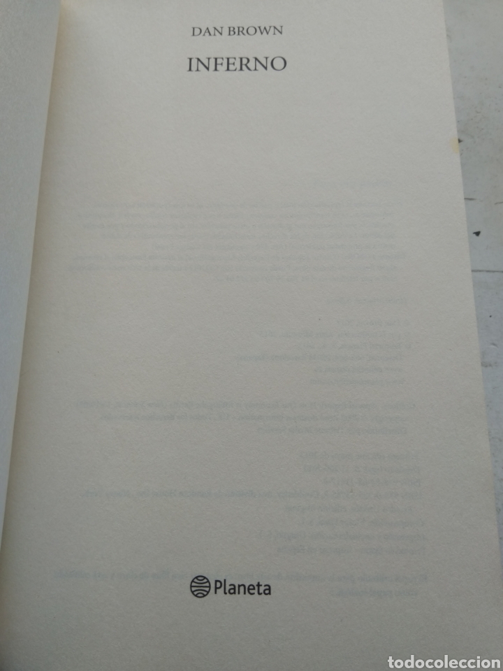 Libros de segunda mano: INFERNO/DAN BROWN - Foto 2