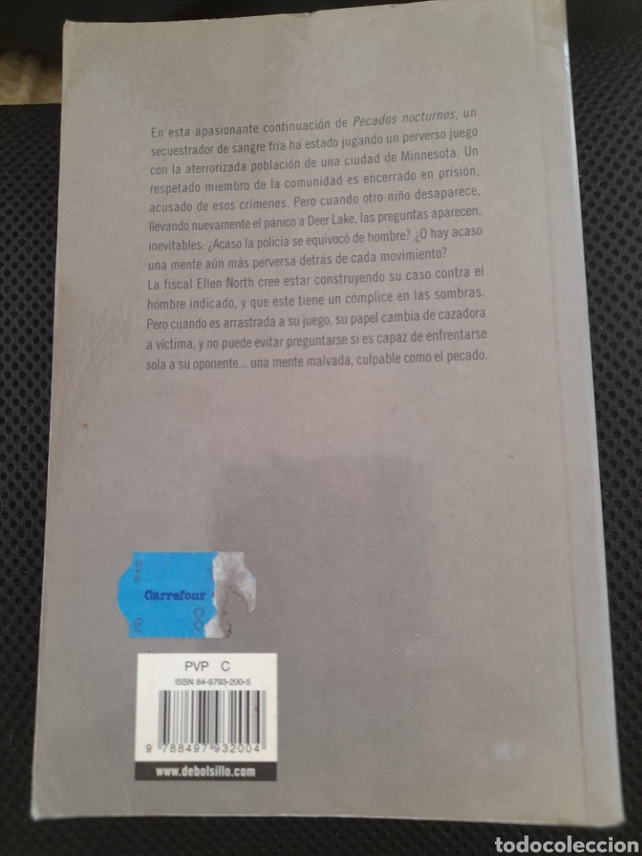 Libros de segunda mano: Culpable como el pecado.Tami Hoag - Foto 2