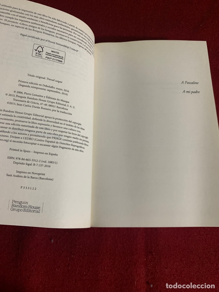 Libros de segunda mano: Ir&egrave;ne. Pierre Lemaitre. - Foto 6