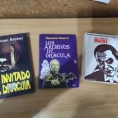 Libros de segunda mano: LOTE TRES LIBROS DRACULA - EL INVITADO , LOS ARCHIVOS DE , ANTES Y DESPUES - BRAM STOKER . LEER DESC. Lote 323433058