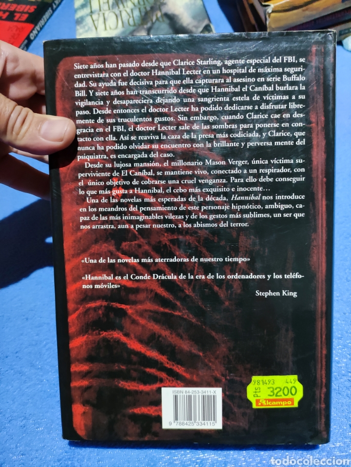 Libros de segunda mano: Hannibal de Thomas Harris - Foto 2