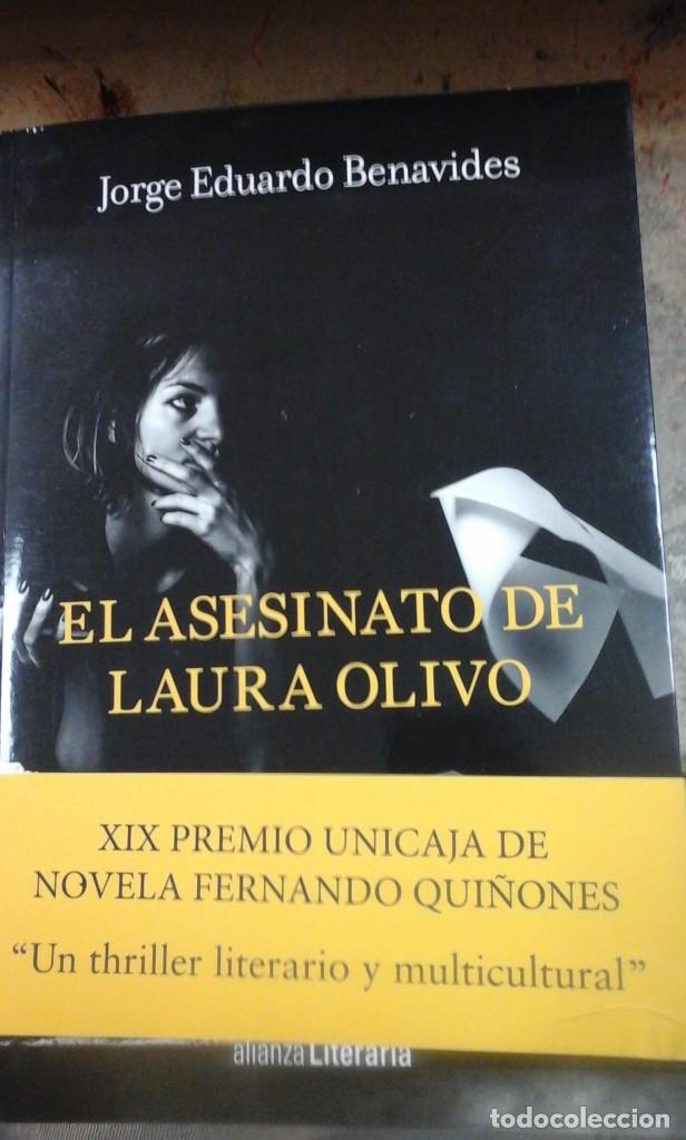 Libros de segunda mano: EL ASESINATO DE LAURA OLIVO (Madrid, 2018) Dedicatoria del autor
