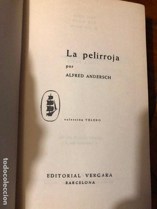 Libros de segunda mano: LA PELIRROJA - ALFRED ANDERSCH - Foto 1