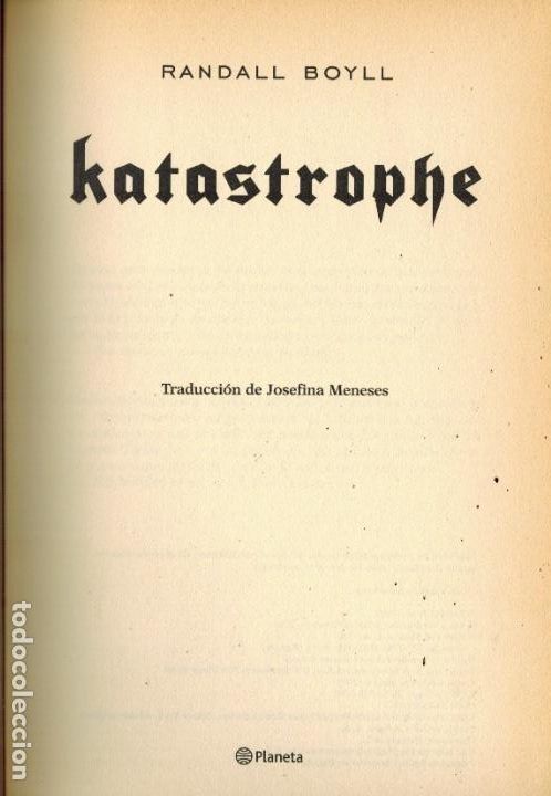 Libros de segunda mano: KATASTROPHE - Foto 1