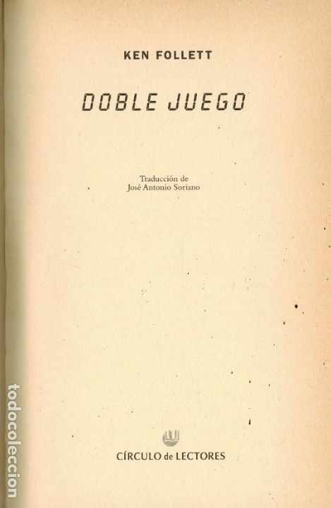 Libros de segunda mano: DOBLE JUEGO - Foto 1