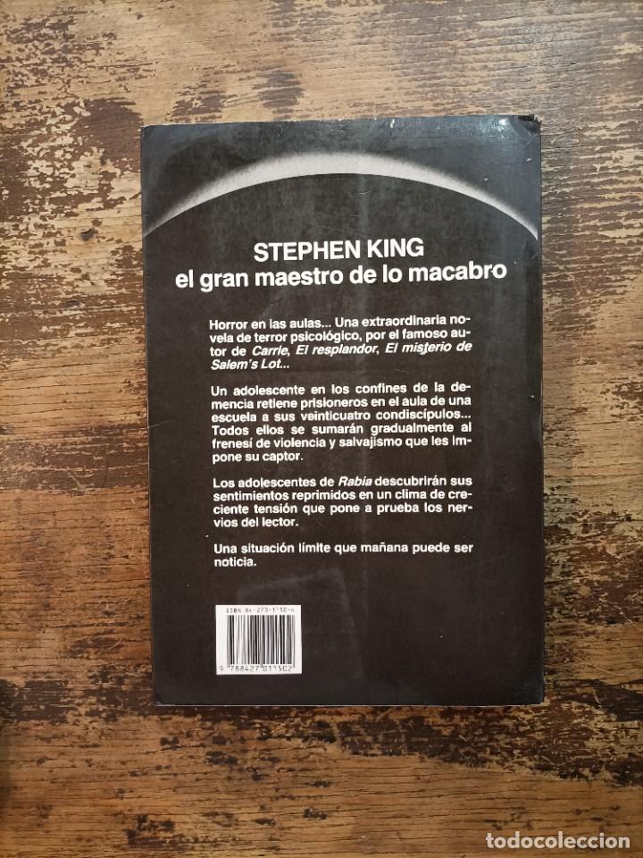 Libros de segunda mano: Rabia, Stephen King - Foto 3