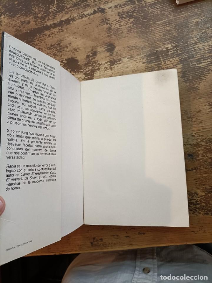 Libros de segunda mano: Rabia, Stephen King - Foto 4