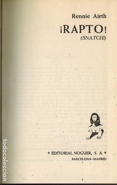 Libros de segunda mano: RAPTO (SNATCH) - Foto 1