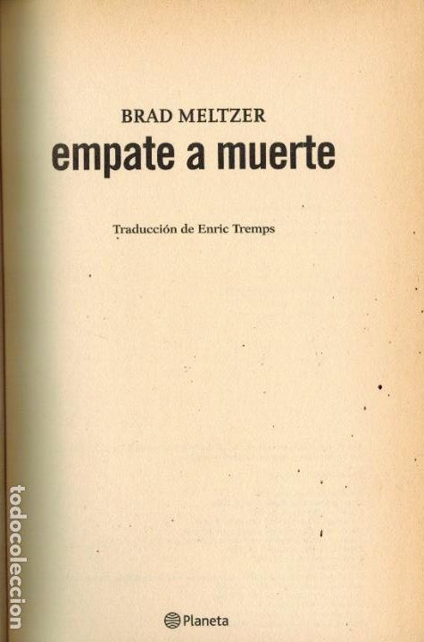 Libros de segunda mano: EMPATE A MUERTE - Foto 1