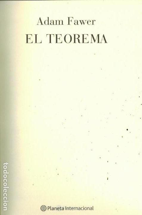 Libros de segunda mano: EL TEOREMA - Foto 1