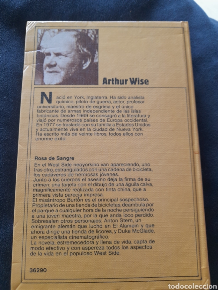Libros de segunda mano: Rosa de sangre. Arthur Wise - Foto 2