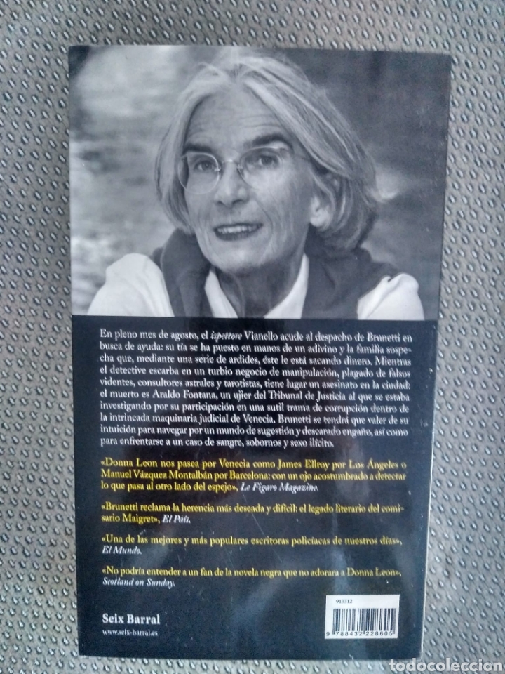 Libros de segunda mano: Cuesti&oacute;n de fe / Donna Leon. - Foto 3