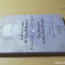 Libros de segunda mano: LOS CRIMENES DE LA CALLE MORGUE / EDGAR ALLAN POE / DEBATE BILINGÜE / AG45
