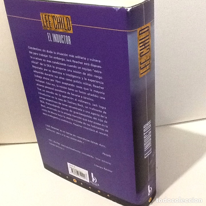 Libros de segunda mano: Lee Child . El inductor . Ediciones B - Foto 2