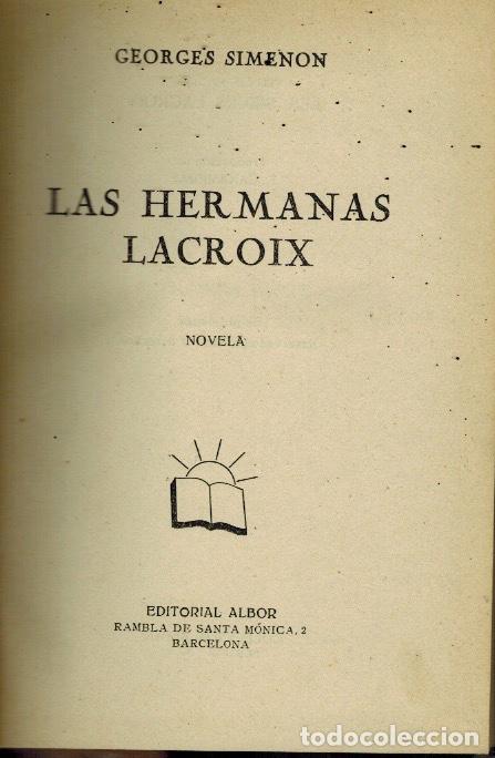 Libros de segunda mano: LAS HERMANAS LACROIX - Foto 1