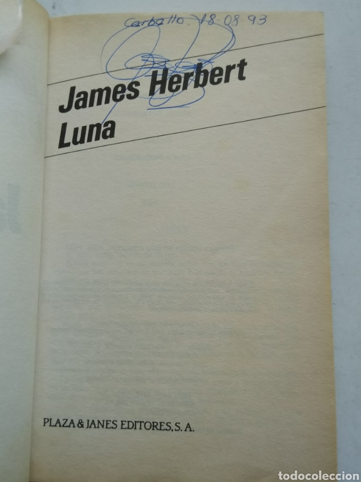 Libros de segunda mano: LUNA/JAMES HERBERT - Foto 2