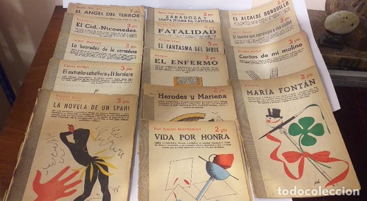 Libros de segunda mano: 15 Revista literaria Novelas y Cuentos a&ntilde;os 51-52-53 y 55