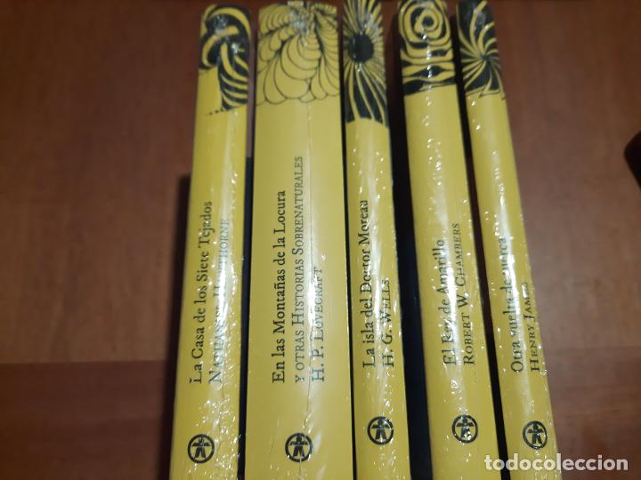 Libros de segunda mano: LITERATURA FANT&Aacute;STICA Y DE TERROR. 5 TOMOS. EL REY DEL AMARILLO. OTRA VUELTA DE TUERCA... PRECINTADO