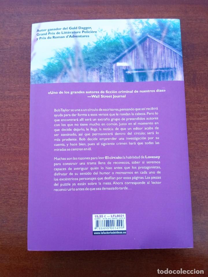 Libros de segunda mano: El c&iacute;rculo.Peter Lovesey. - Foto 3