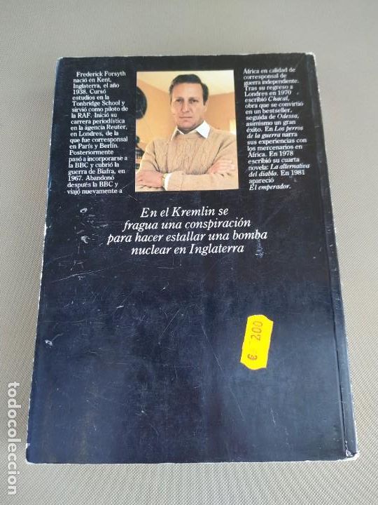 Libros de segunda mano: El Cuarto Protocolo - Frederick Forsyth - Foto 2