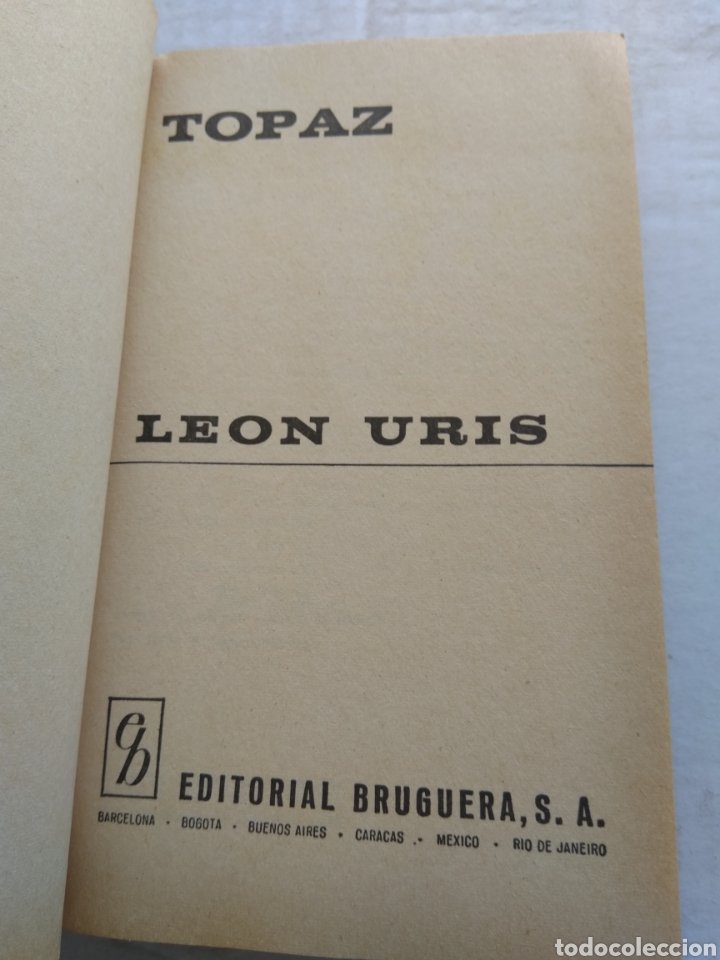 Libros de segunda mano: TOPAZ/LEON URIS - Foto 2