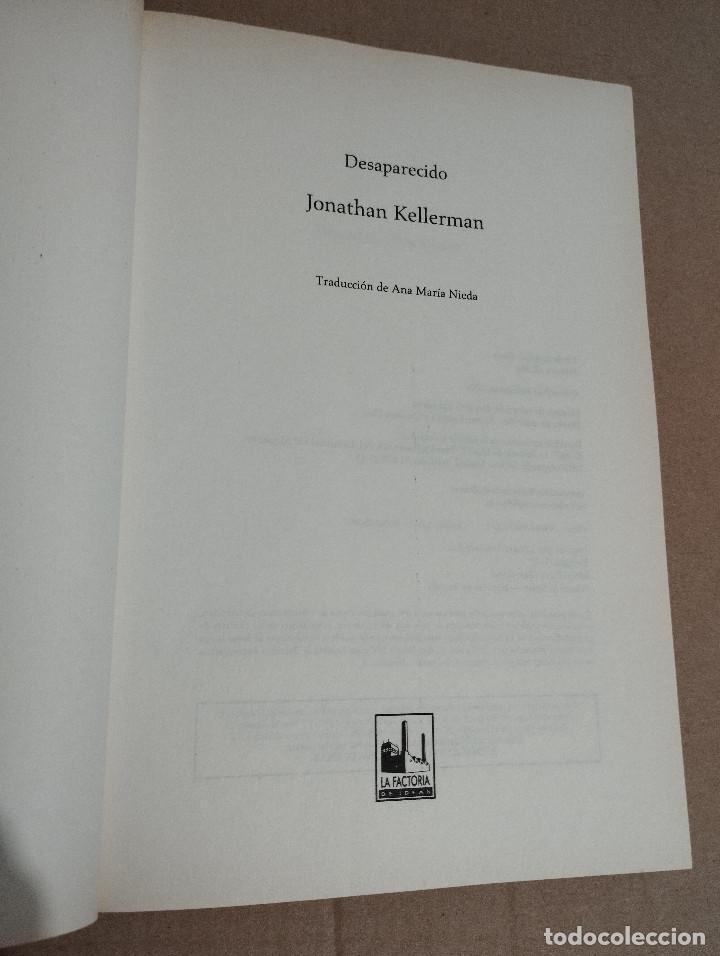 Libros de segunda mano: DESAPARECIDO (JONATHAN KELLERMAN) - Foto 2