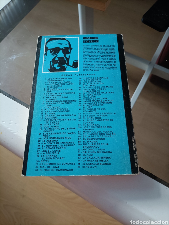 Libros de segunda mano: Simenon &rdquo; Barrio negro&rdquo; - Foto 2